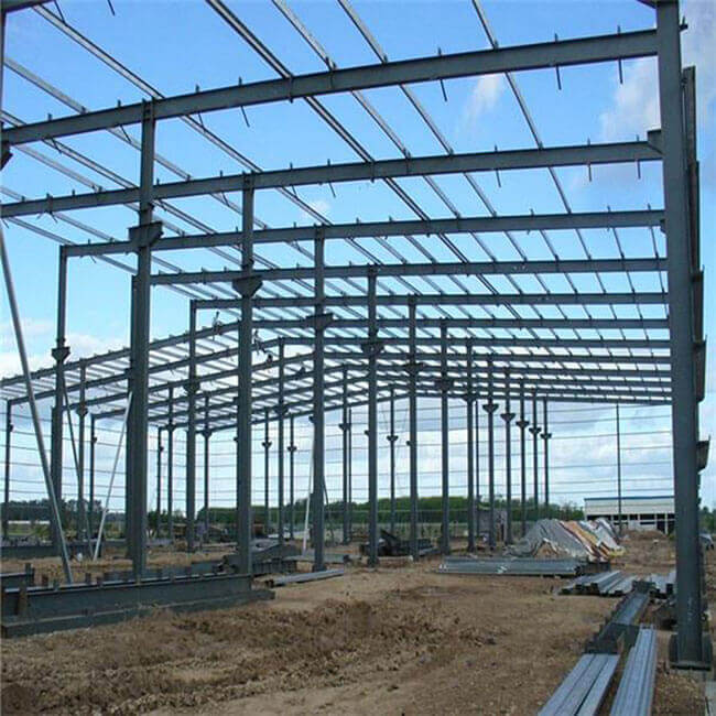 Steel Structure Pipe In Workshop